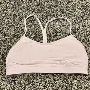 Lululemon Flow Y Bra Size 6 in Blissful Pink